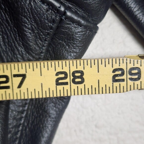 Taylor's Leatherwear Jacket Mens XL Black Leather Motorcycle Type 4473-Z - Picture 12 of 12